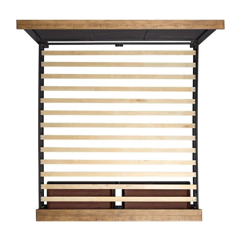 Montrose King Storage Bed in Espresso & Brown