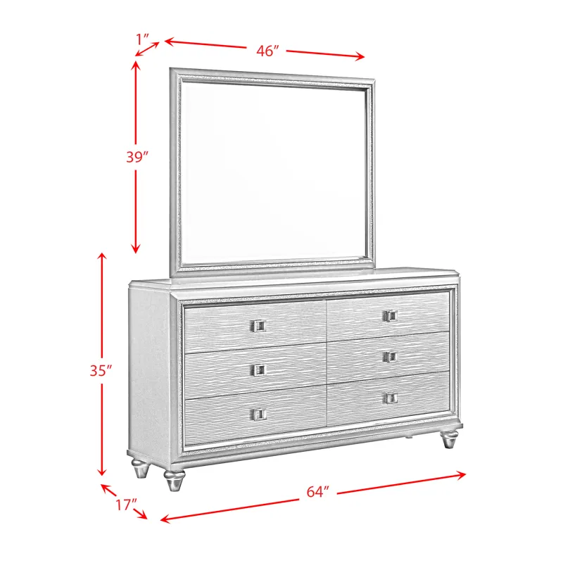 Moonstone Dresser & Mirror