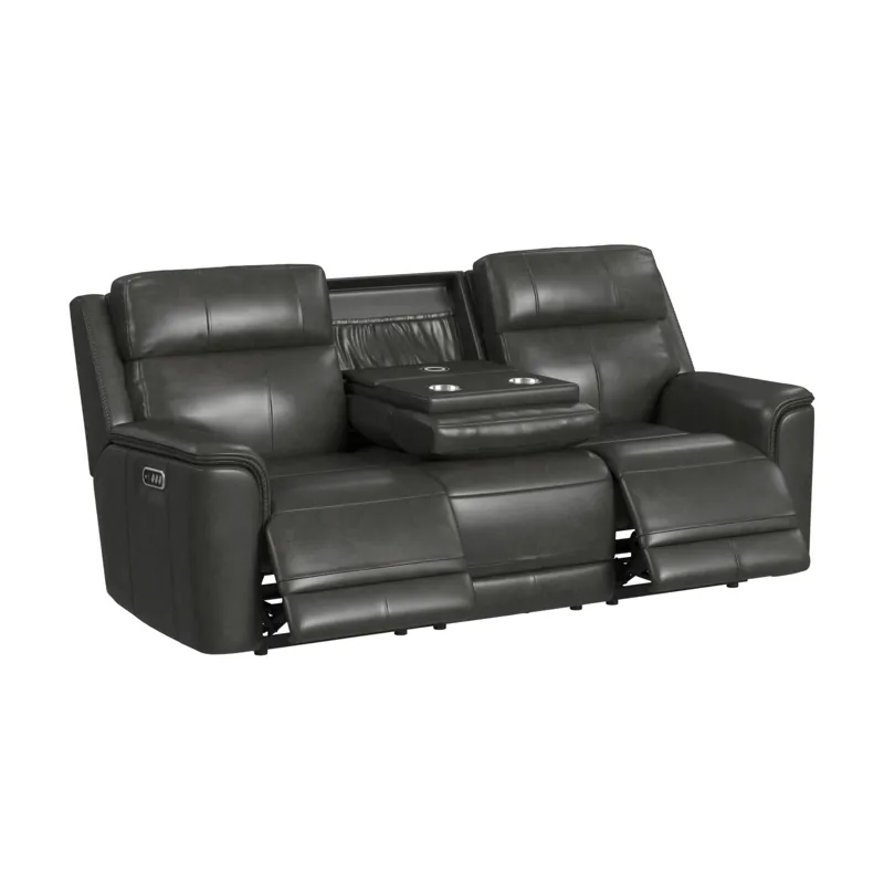 Mustang P3 Sofa with DDT, Wireless Chargerin Aline Anthracite