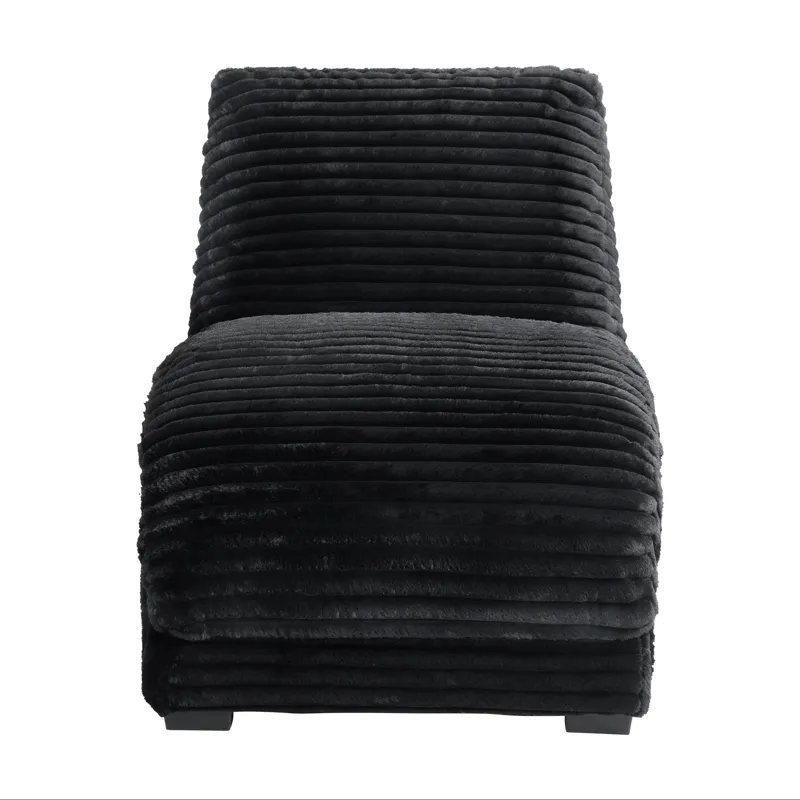Nori Chaise with Heat Massage, USBC, LED in Masis Black