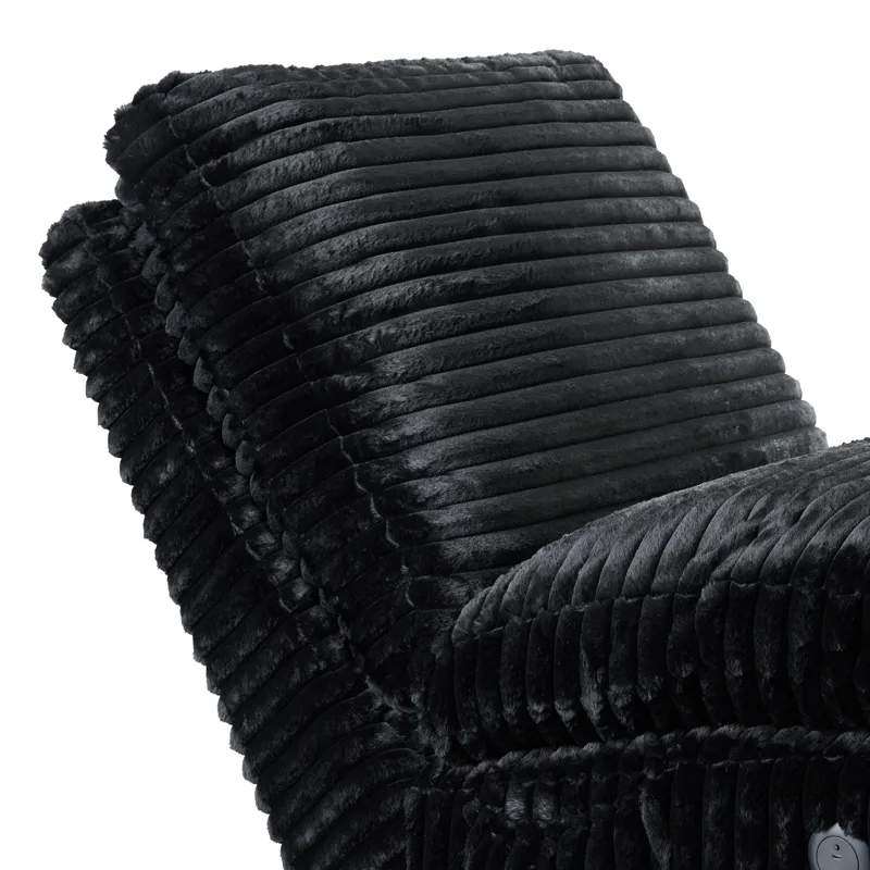 Nori Chaise with Heat Massage, USBC, LED in Masis Black