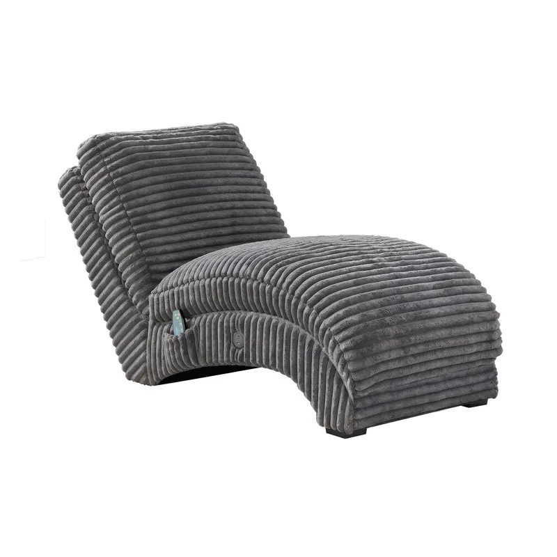 Nori Chaise with Heat Massage, USBC, LED in Masis Granite