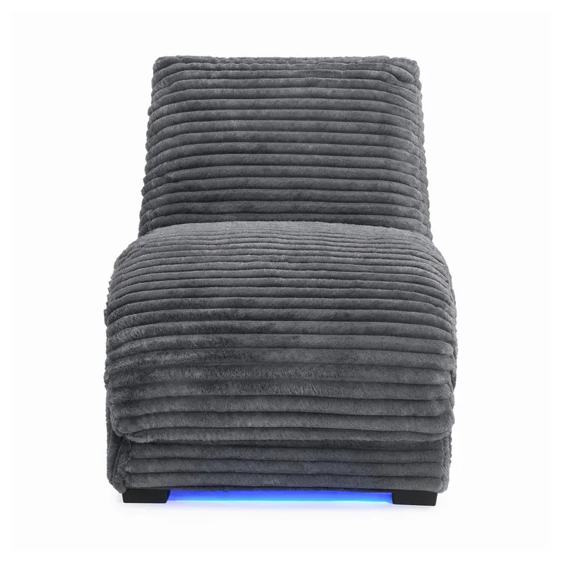 Nori Chaise with Heat Massage, USBC, LED in Masis Granite
