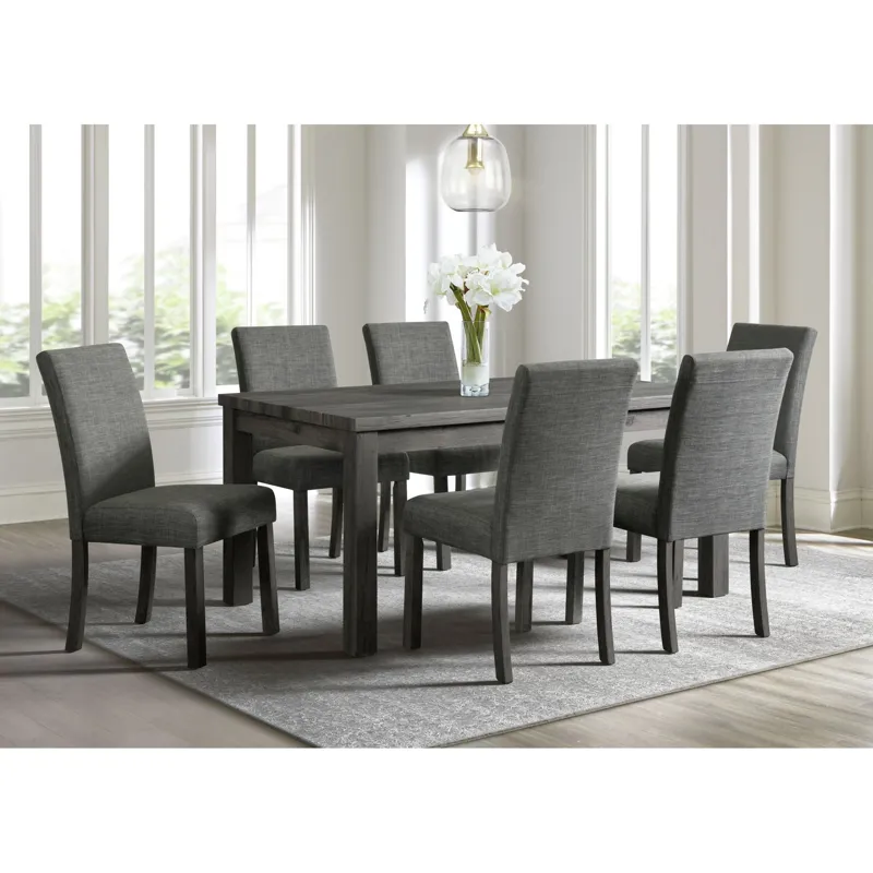 Oak Lawn Charcoal Grey Dining Table