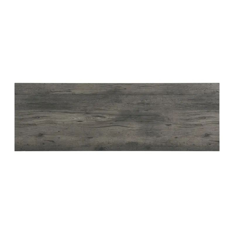 Oak Lawn Charcoal Grey Bar Table Single Pack (Table + 3 Grey Fabric Stools)