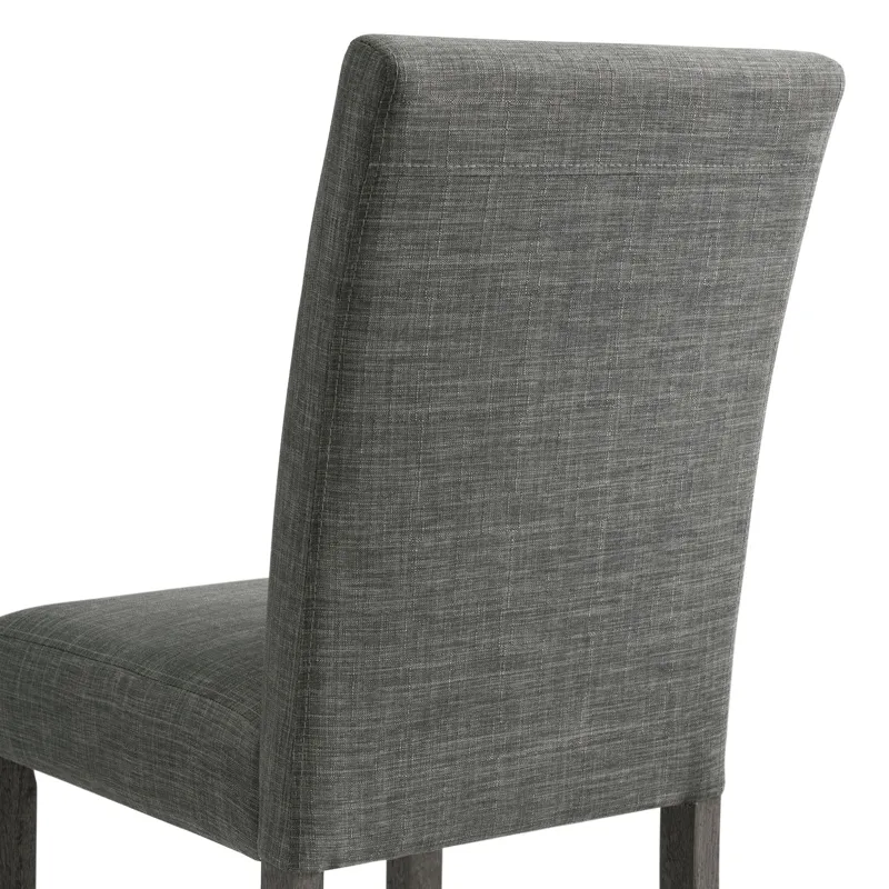 Oak Lawn Charcoal Grey Side Chair Grey Fabric (2 Per Pack)