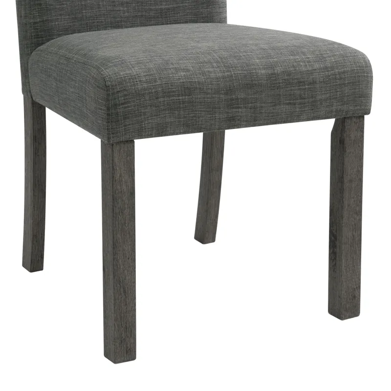 Oak Lawn Charcoal Grey Side Chair Grey Fabric (2 Per Pack)