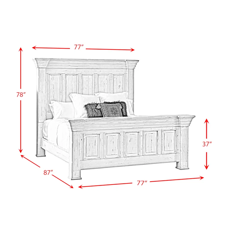 Olivia Brown King Bed