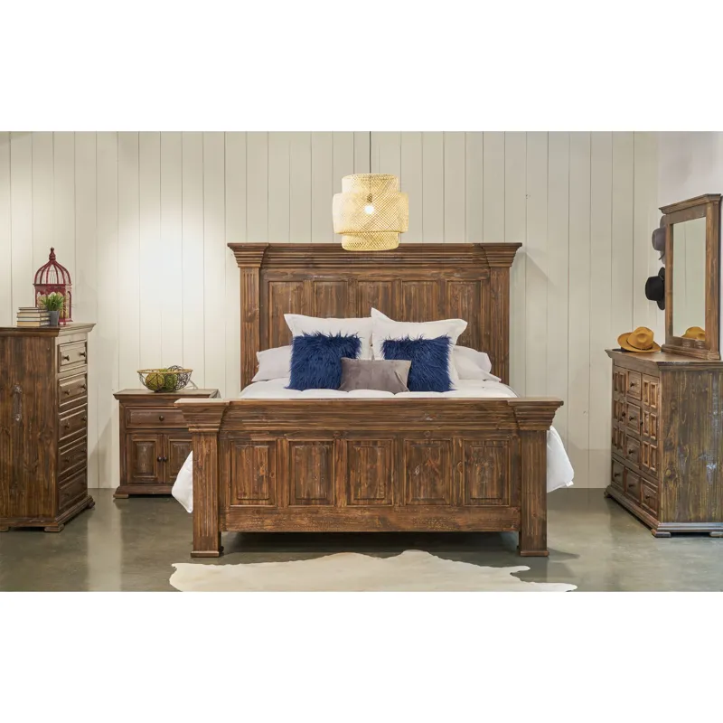 Olivia Brown King Bed