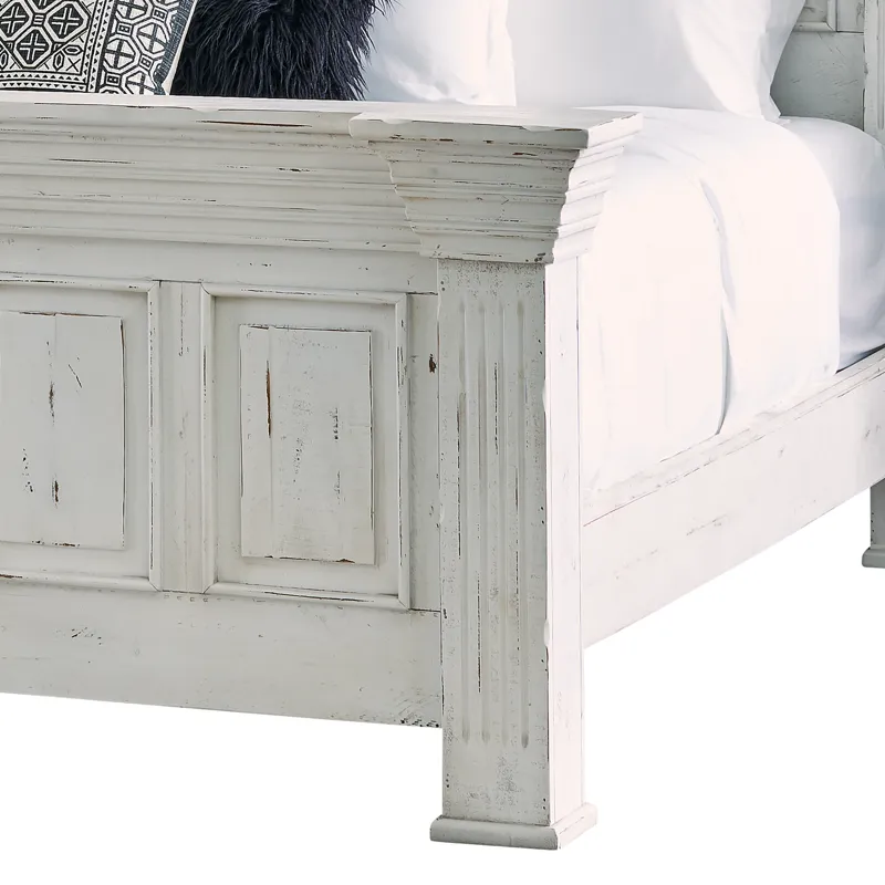 Olivia White King Bed