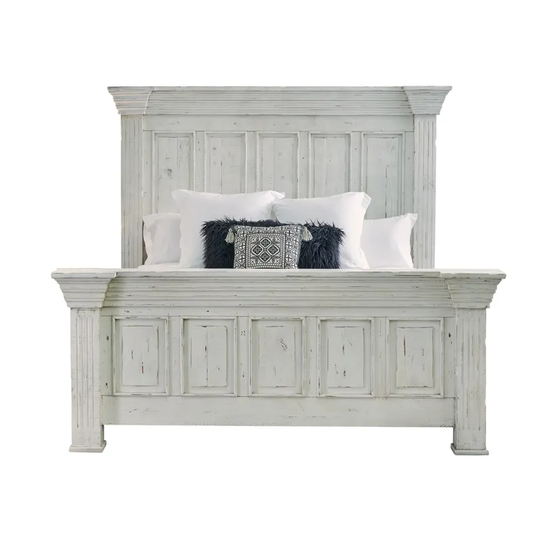 Olivia White King Bed