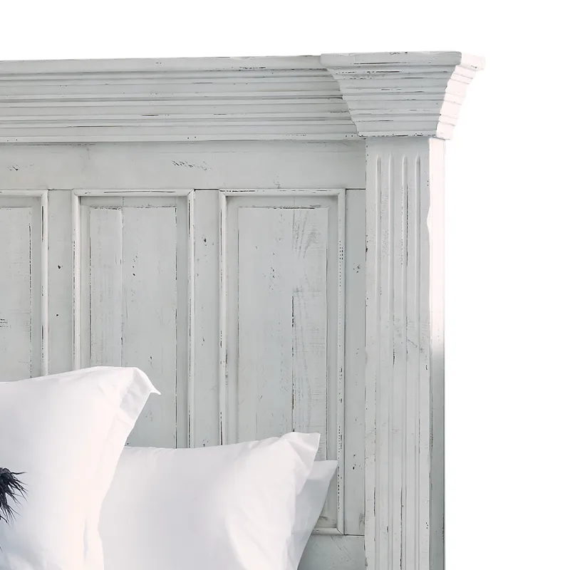 Olivia White King Bed