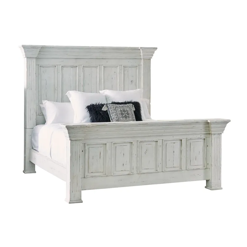 Olivia White King Bed