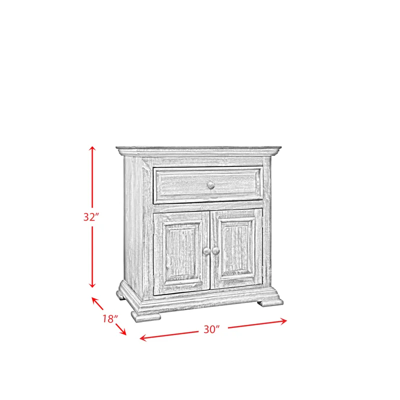 Olivia White Night Stand