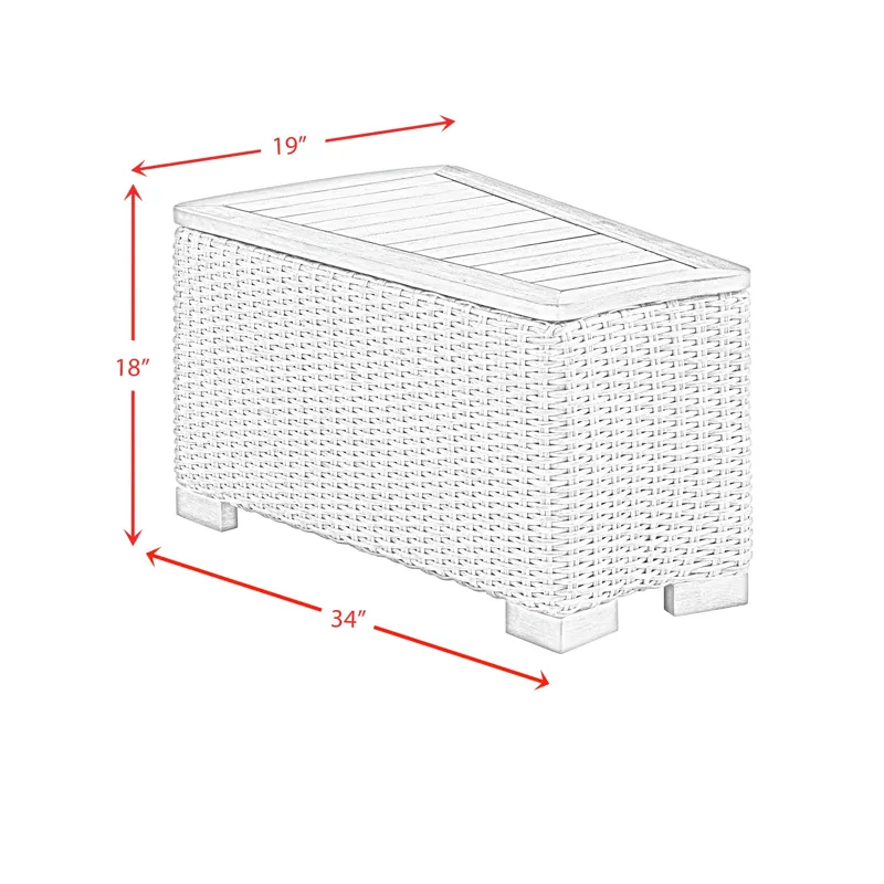 Ollie Wedge Console - Tan