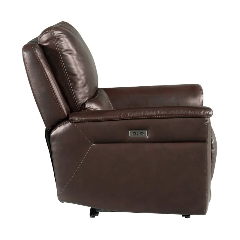 Pantera Power Motion Recliner in Palais Dark Brown