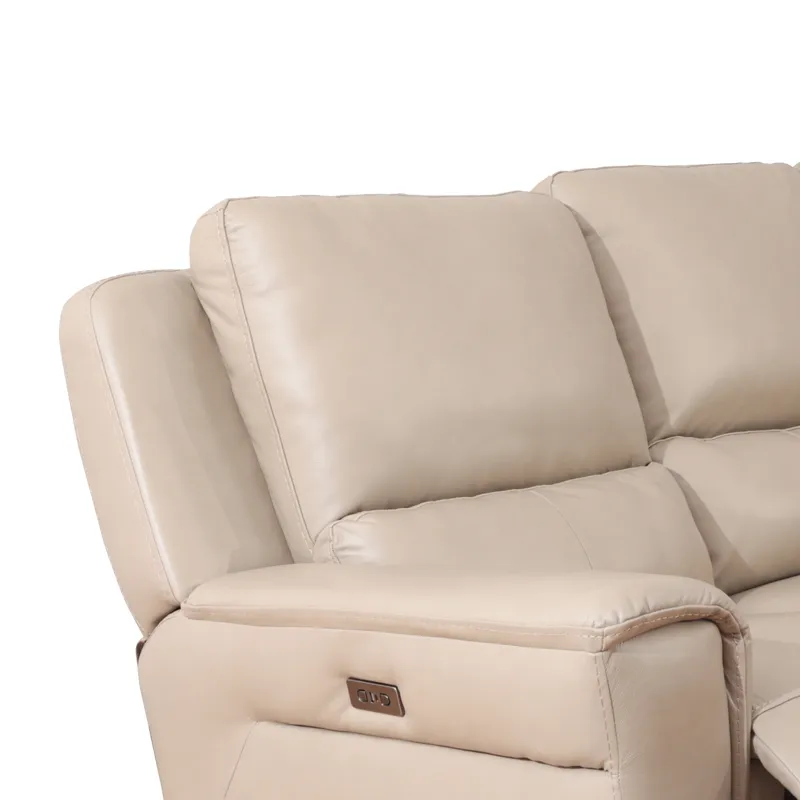 Pantera Power Motion Loveseat with Console in Palais Taupe