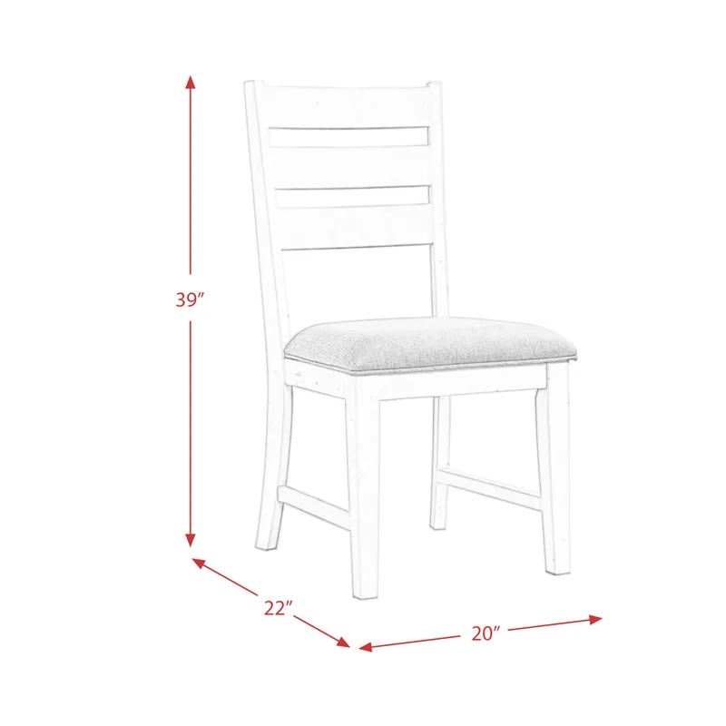 Park Creek Slat Back Side Chair (2 Per Pack)