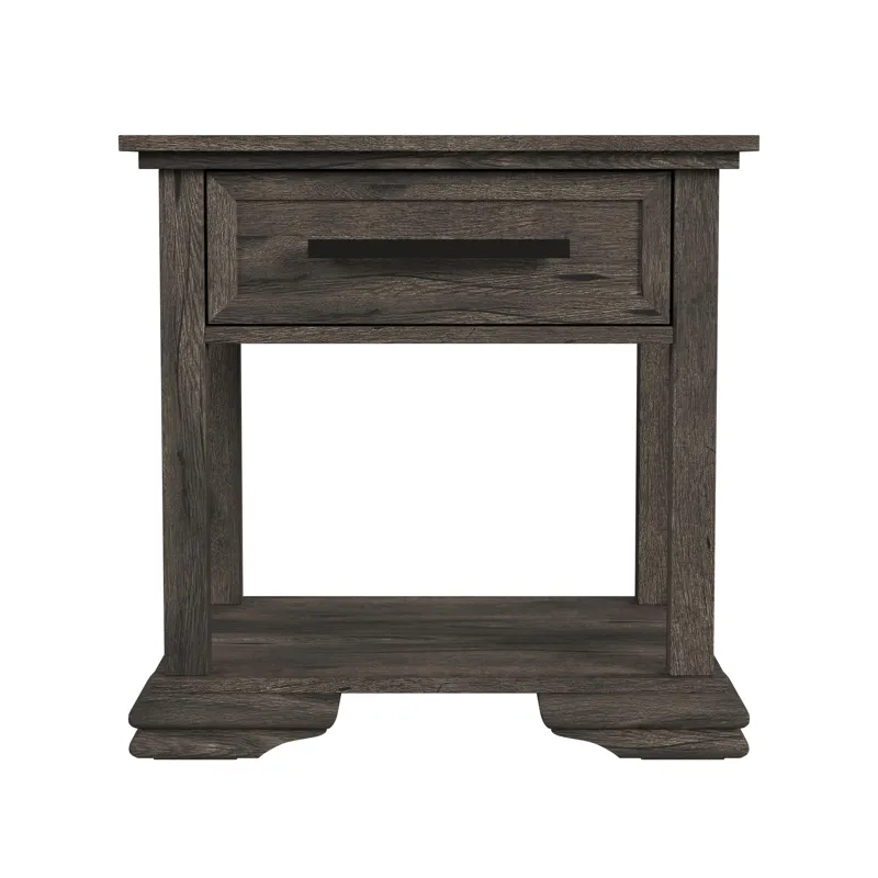 Park Ridge End Table in Charcoal