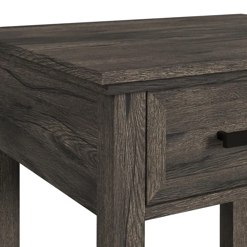 Park Ridge End Table in Charcoal
