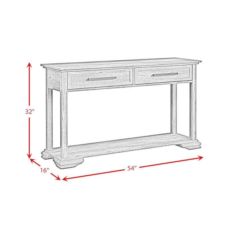 Park Ridge Sofa Table in Charcoal