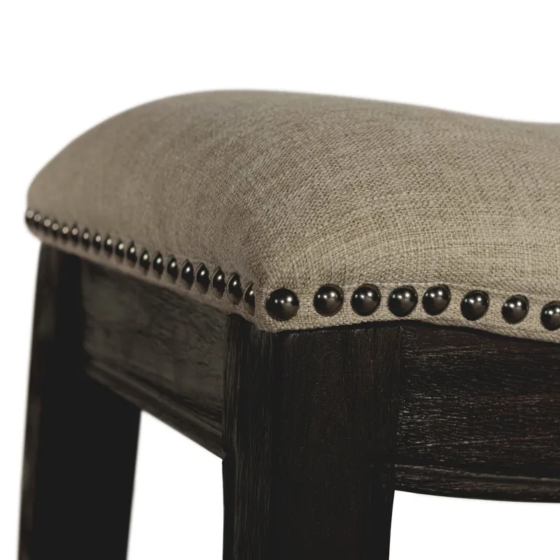 Parkside 24\'\' Counter Stool - Linen / Dark Wash