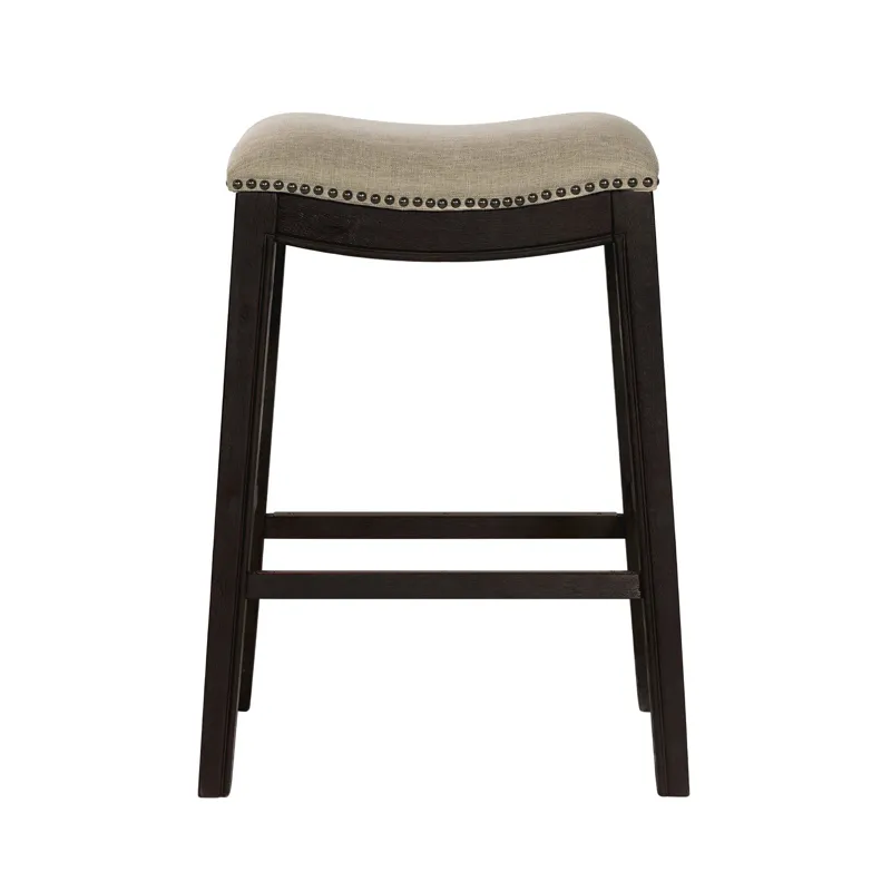 Parkside 30\'\' Barstool - Linen / Dark Wash
