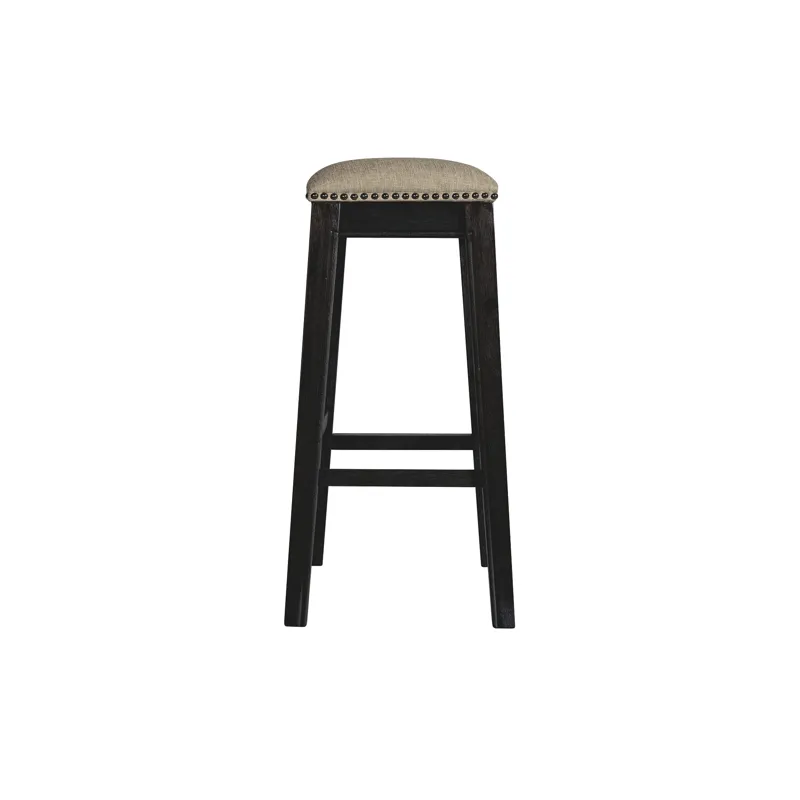 Parkside 30\'\' Barstool - Linen / Dark Wash