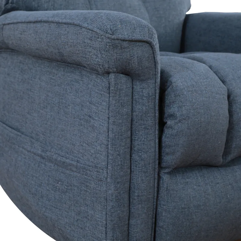 Pecos Power Motion Lift Chair in 153363 Ribbit Indigo
