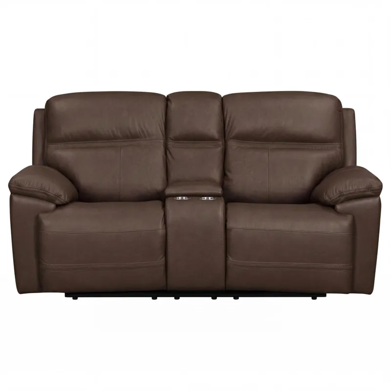 Camaro P3 Loveseat with Console in Ajax Umber