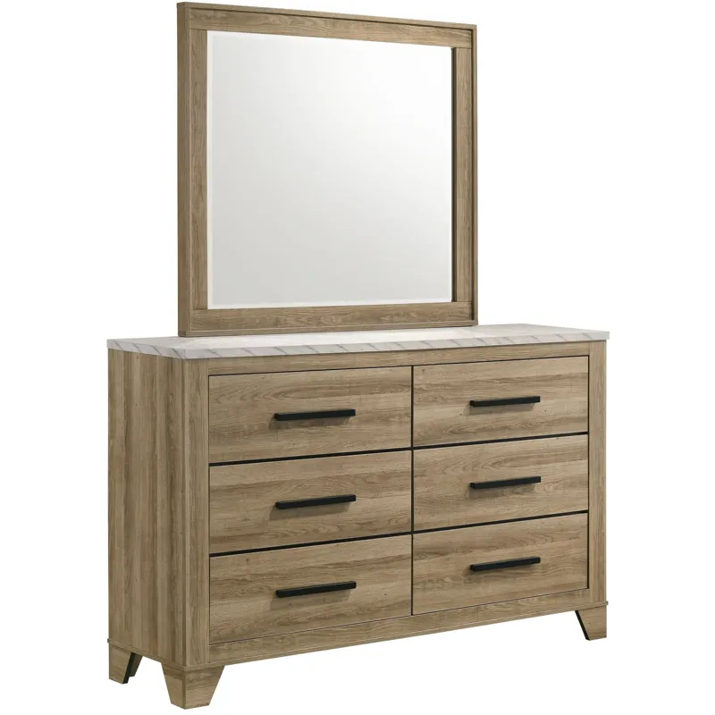 Caro Natural 5PC Queen Set