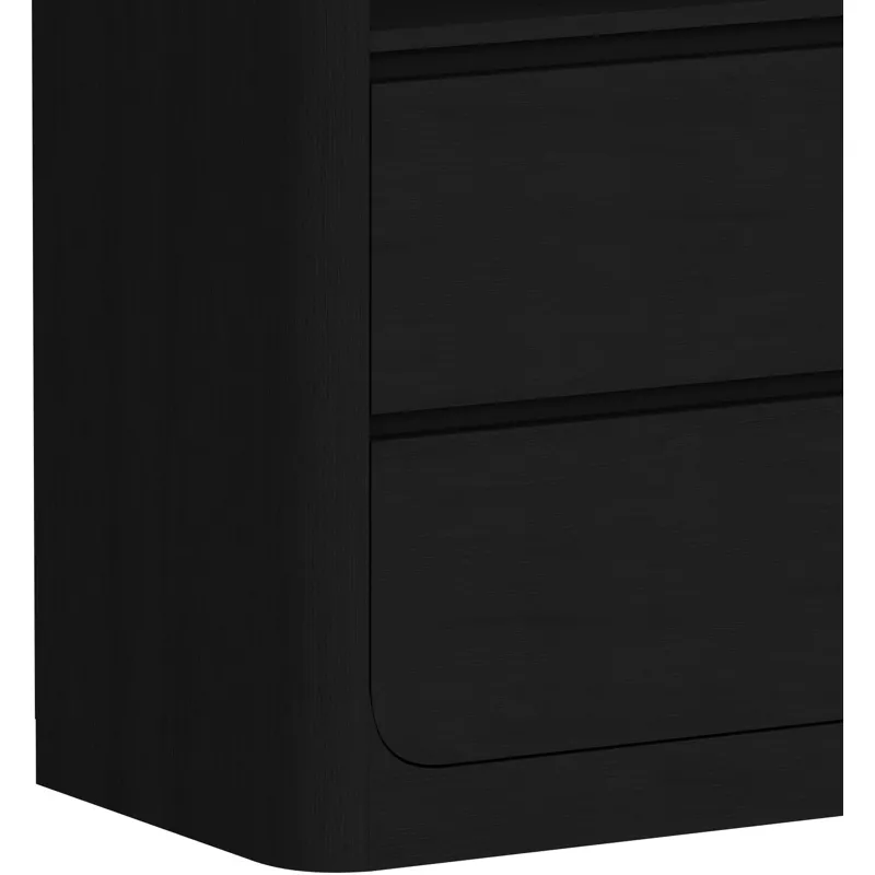 Rosalie Black 3PC Set w/82" TV Console