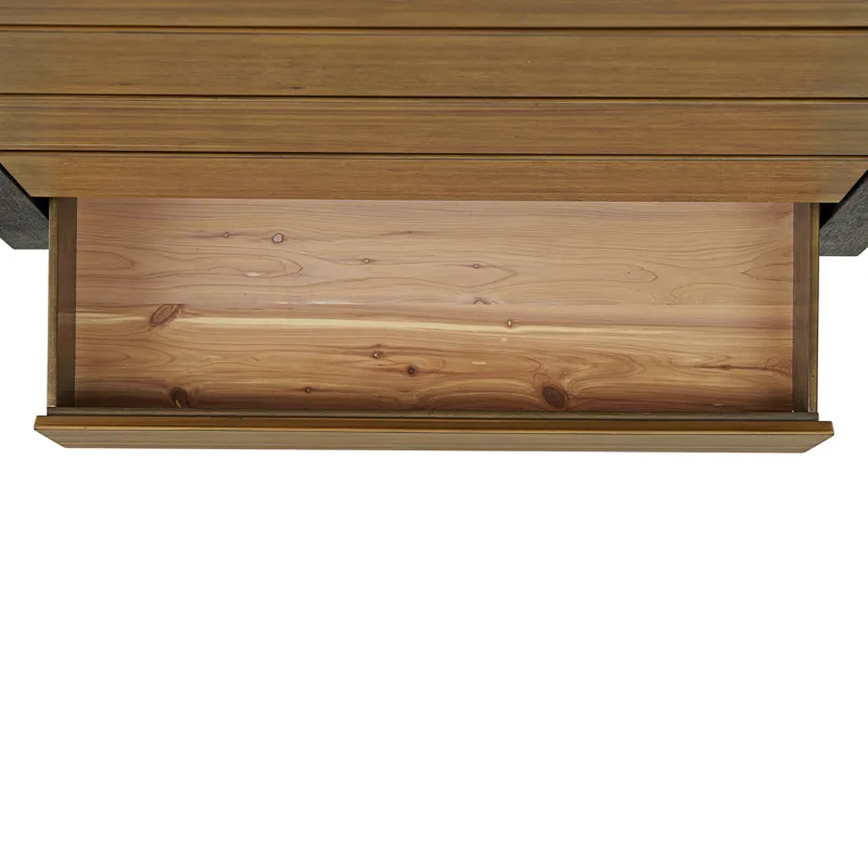 Breckenridge Oak/Black 5PC Set w/Queen Bed