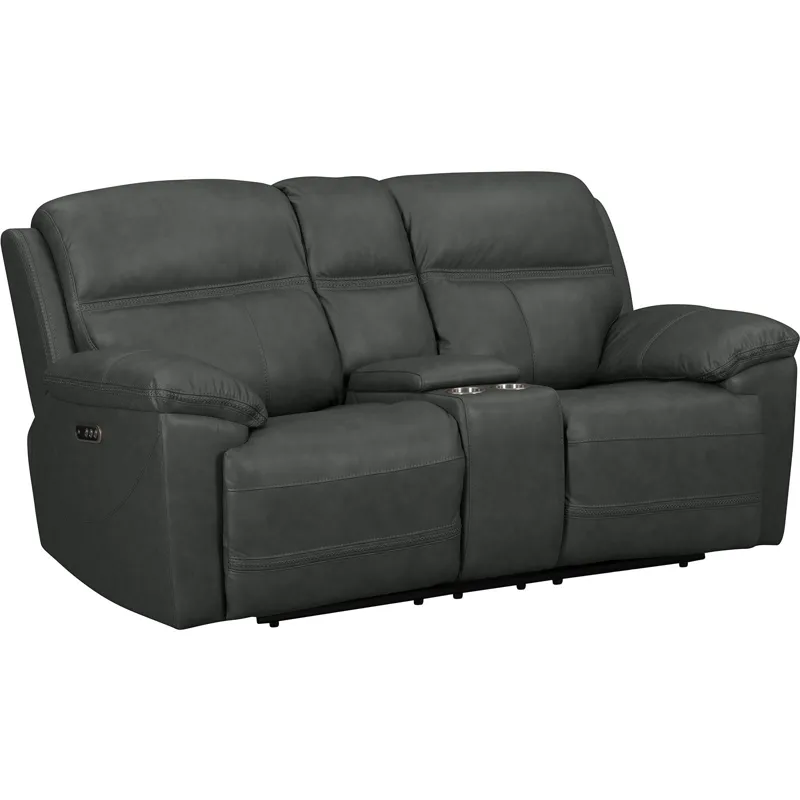 Camaro P3 Loveseat with Console in Aline Anthracite