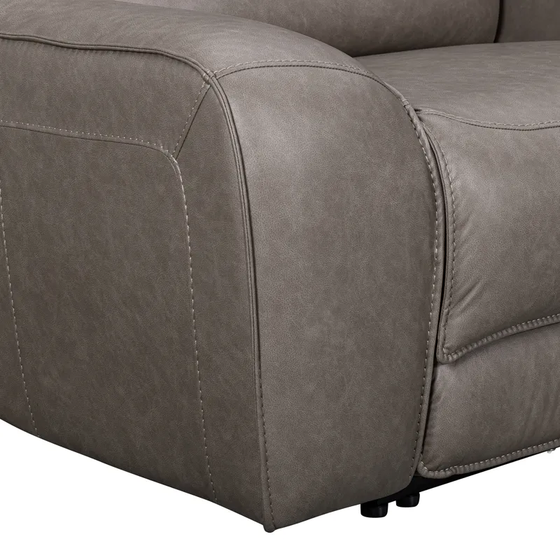 Black Hawk Simba Light Grey Sectional 6PC Set - (3)P2