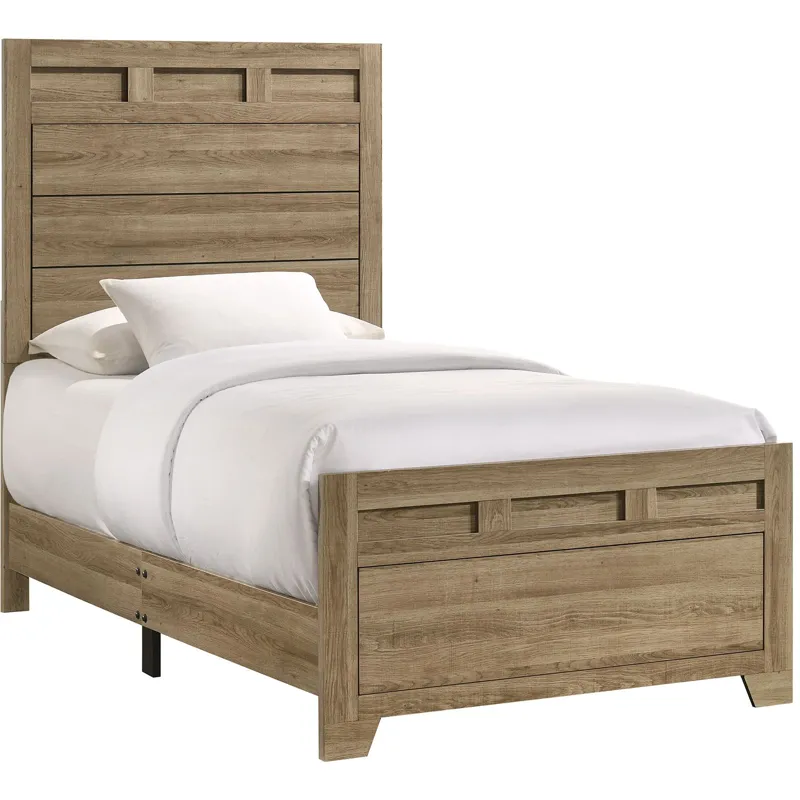 Caro Twin Bed in Natural