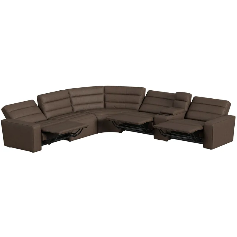 Portia Bozeman Tobacco Sectional 6PC Set - (3)P