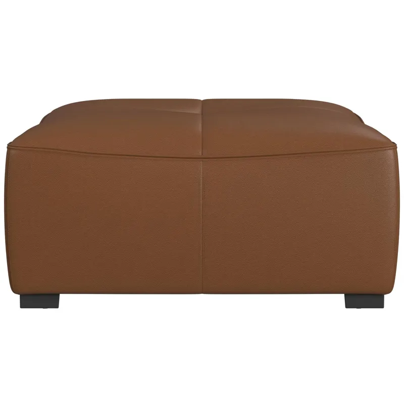 Blake Pebble Tan Sectional 5PC Set & Ottoman