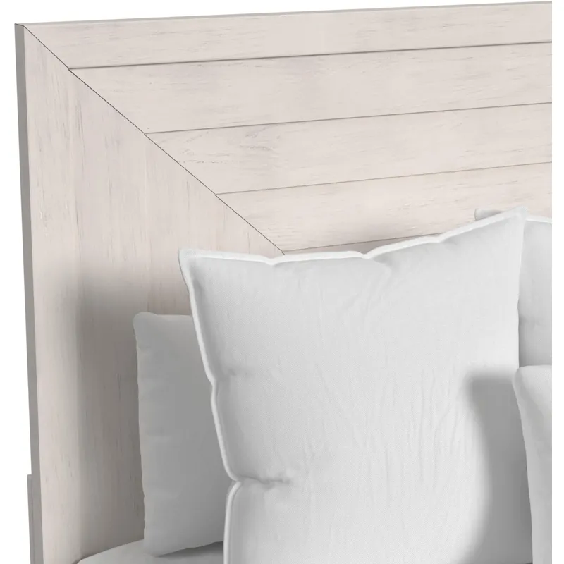 Avalanche Antique White 4PC Set w/Queen Storage Bed & CH