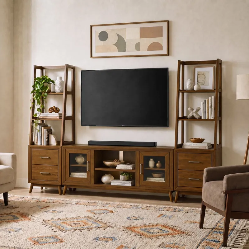 Santa Barbara 5PC Set w/60" TV Console