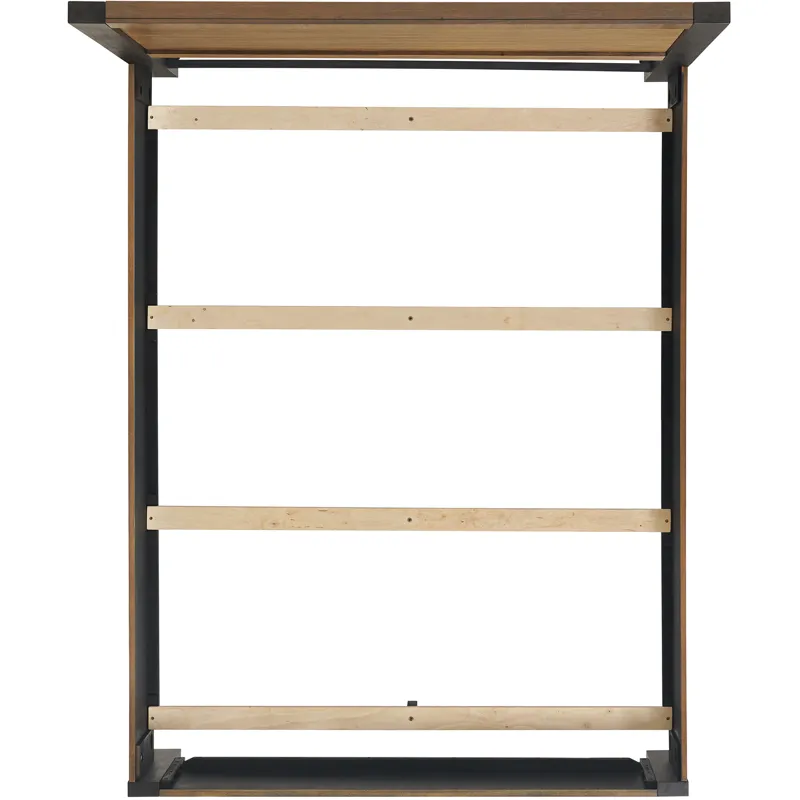 Breckenridge Oak/Black 3PC Set w/Queen Bed