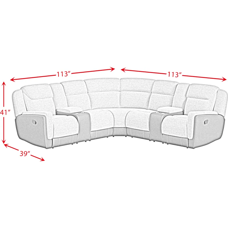 Hornet Rancho Beige Sectional 3PC Set
