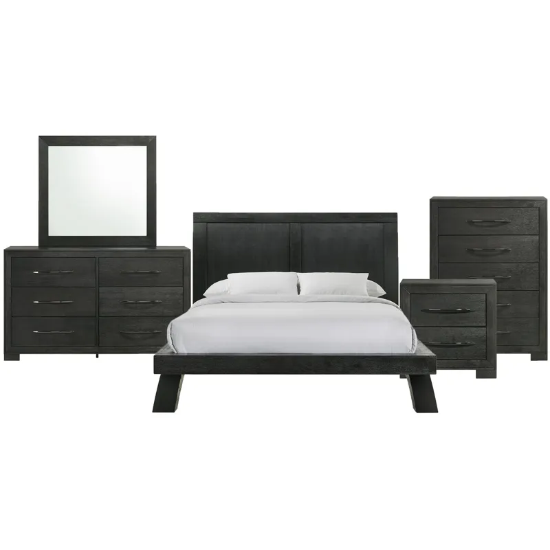 Allan Black 5PC Queen Set