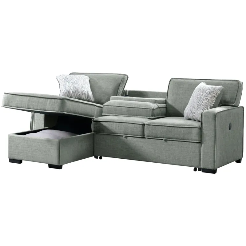 Caracas Palmer Grey 2PC Sectional