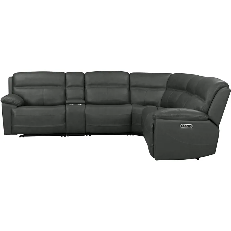 Camaro Aline Anthracite Sectional 6PC Set - (3)P3
