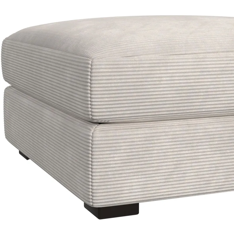 Arizona Steno Beige 6PC Sectional & Ottoman