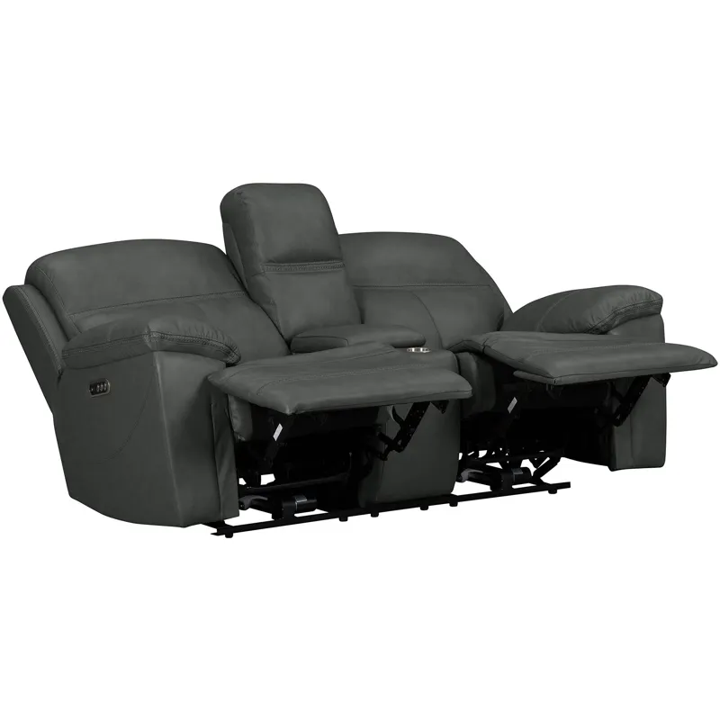 Camaro P3 Loveseat with Console in Aline Anthracite