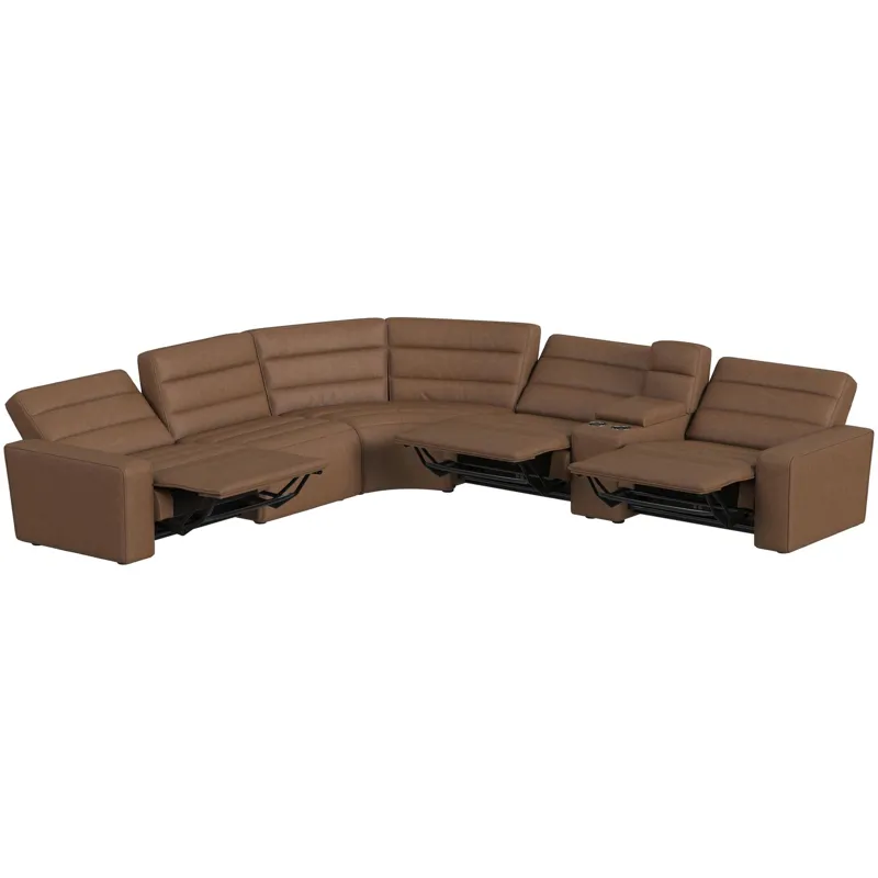 Portia Bozeman Saddle Sectional 6PC Set - (3)P