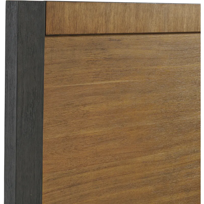 Breckenridge Oak/Black 3PC Set w/Queen Bed