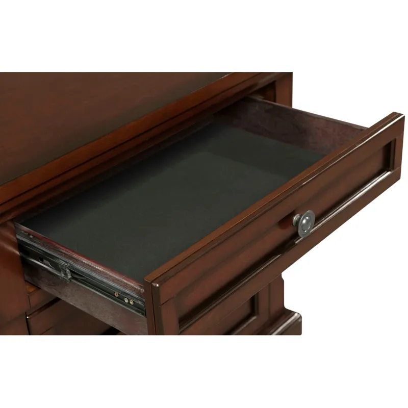 Kingston Cherry Brown 5PC Set w/Queen Storage FB Bed